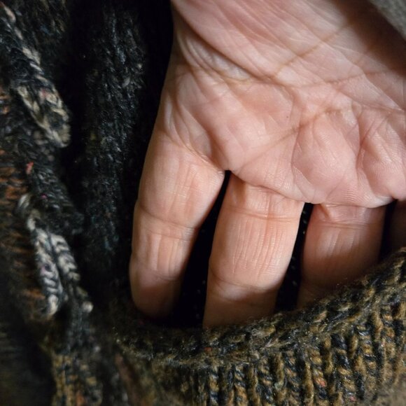 Cabi Frontier Fringe Double Breasted Ombre Neutral Coatagan Size L - Picture 5 of 8